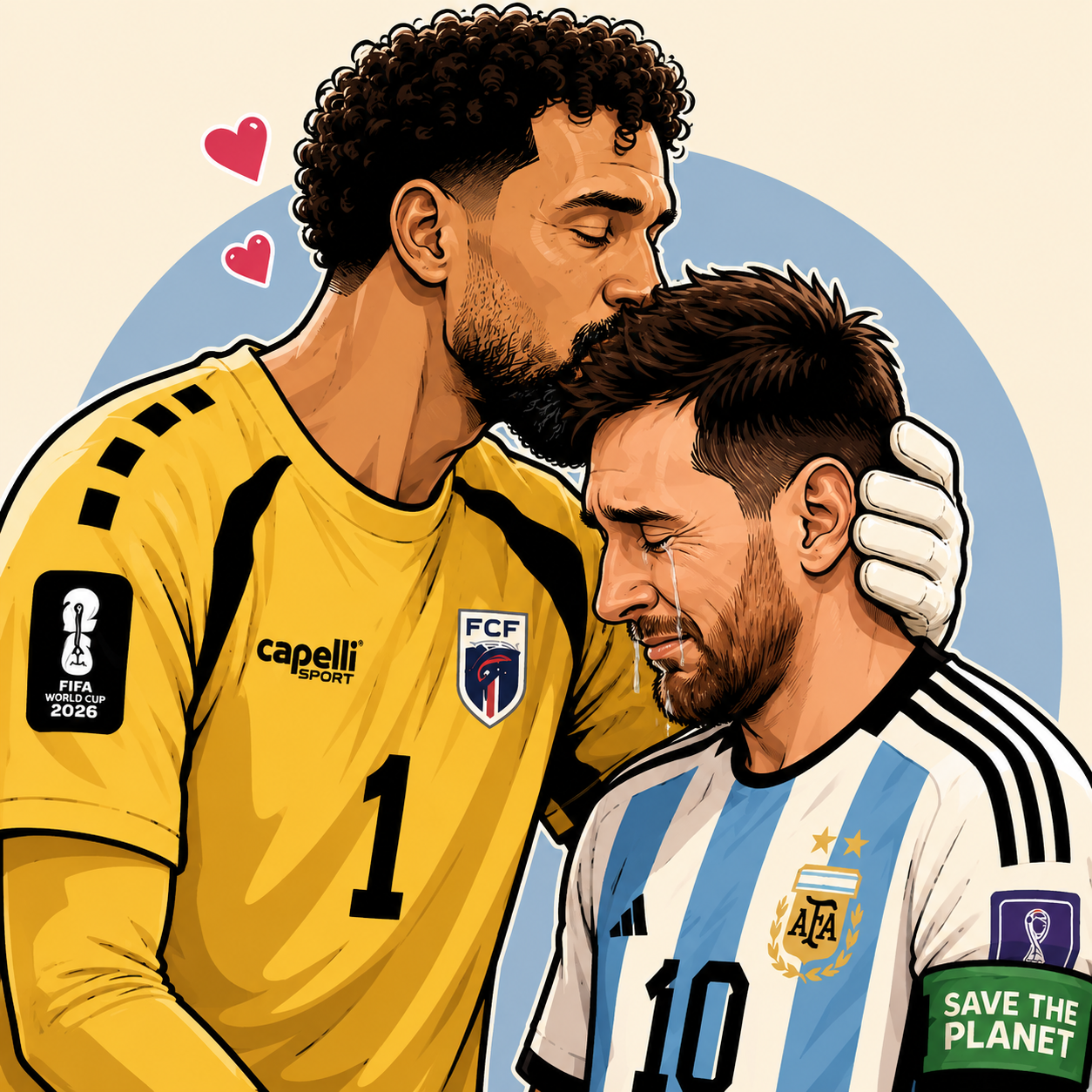 T-Shirt Cape Verde vs Argentina